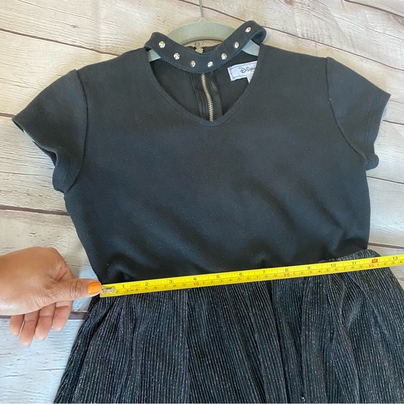 D-Signed Disney Descendants 2 EVIE Sparkly Choker Studs Girl’s Dress SZ M 10/12 - Picture 4 of 7